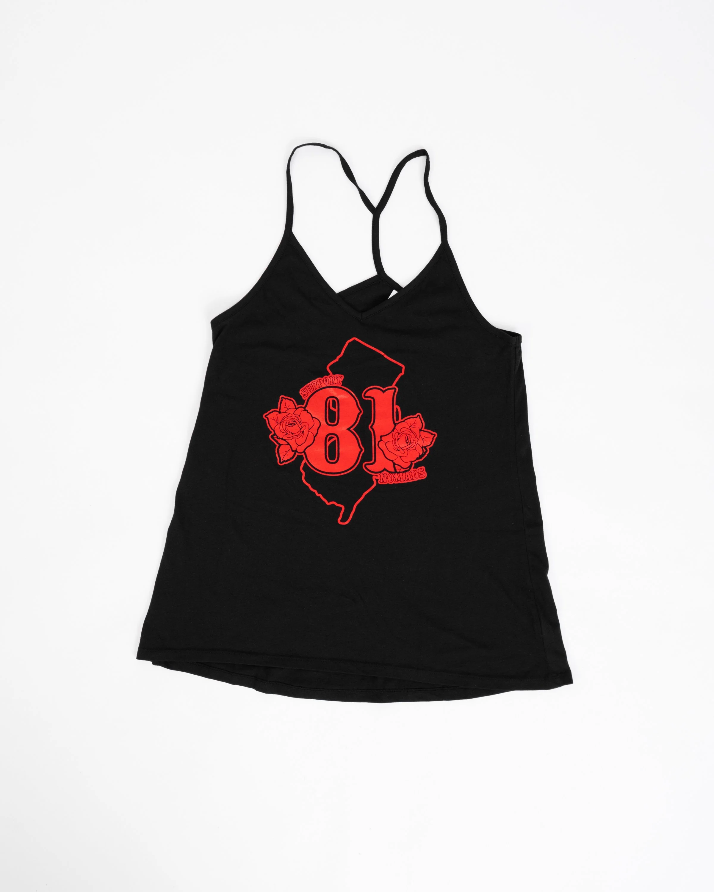 Ladies Rose Tank Top — Hells Angels Nomads New Jersey